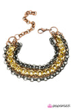Paparazzi "Fire Away" Copper Bracelet Paparazzi Jewelry