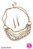 Paparazzi "Firecracker" Copper Necklace & Earring Set Paparazzi Jewelry