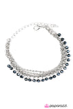 Paparazzi "Firework Fashion" Blue Bracelet Paparazzi Jewelry
