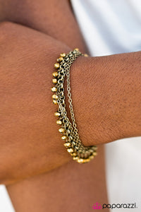 Paparazzi "Firework Fashion" Brass Bracelet Paparazzi Jewelry