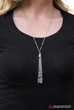 Paparazzi "Firework Finale" Silver 105XX Necklace & Earring Set Paparazzi Jewelry