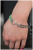Paparazzi "First Date" Green Bracelet Paparazzi Jewelry