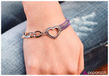 Paparazzi "First Date" Purple Bracelet Paparazzi Jewelry