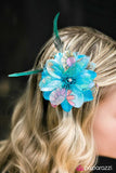 Paparazzi "Flair for the Dramatic" Blue Hair Clip Paparazzi Jewelry