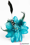 Paparazzi "Flair for the Fantastic" Blue Hair Clip Paparazzi Jewelry