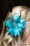 Paparazzi "Flair for the Fantastic" Blue Hair Clip Paparazzi Jewelry