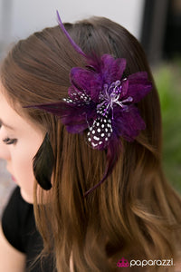 Paparazzi "Flair For The Fantastic" Purple Hair Clip Paparazzi Jewelry