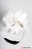 Paparazzi "Flair for the Fantastic" White Hair Clip Paparazzi Jewelry