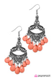 Paparazzi "Flamenco Flavor - Orange" earring Paparazzi Jewelry