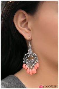 Paparazzi "Flamenco Flavor - Orange" earring Paparazzi Jewelry