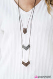 Paparazzi "Flash Point" Copper Necklace & Earring Set Paparazzi Jewelry