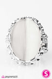 Paparazzi "Fleeting Romance" White Ring Paparazzi Jewelry