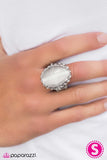 Paparazzi "Fleeting Romance" White Ring Paparazzi Jewelry