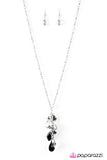 Paparazzi "Fleur De Garden" Black Necklace & Earring Set Paparazzi Jewelry