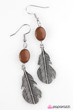 Paparazzi "FLIGHT Of Day - Brown" earring Paparazzi Jewelry