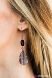 Paparazzi "FLIGHT Of Day - Copper" earring Paparazzi Jewelry