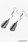 Paparazzi "FLIGHT Of Day - White" earring Paparazzi Jewelry
