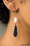 Paparazzi "FLIGHT Of Day - White" earring Paparazzi Jewelry