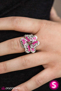 Paparazzi "FLIGHT Song - Pink" ring Paparazzi Jewelry