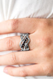 Paparazzi "Flirting With Sparkle" Purple Ring Paparazzi Jewelry