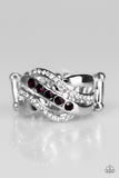 Paparazzi "Flirting With Sparkle" Purple Ring Paparazzi Jewelry