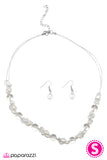 Paparazzi "Floating On Air - White" necklace Paparazzi Jewelry