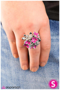 Paparazzi "Floral Explosion" Pink Ring Paparazzi Jewelry