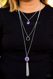 Paparazzi "Floral Fanatic - Purple" necklace Paparazzi Jewelry