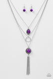 Paparazzi "Floral Fanatic - Purple" necklace Paparazzi Jewelry