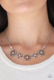 Paparazzi "Floral Florescence" Pink Necklace & Earring Set Paparazzi Jewelry