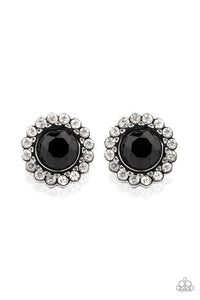 Paparazzi "Floral Glow" Black Post Earrings Paparazzi Jewelry