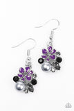 Paparazzi "Floral Oasis - Purple" earring Paparazzi Jewelry