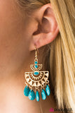 Paparazzi "Florida Flirt - Blue" earring Paparazzi Jewelry