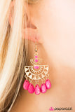 Paparazzi "Florida Flirt - Pink" earring Paparazzi Jewelry