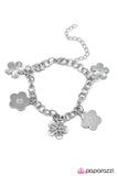 Paparazzi "Flower Delivery - Silver" bracelet Paparazzi Jewelry