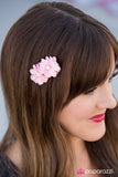 Paparazzi "Flower Patch Fashion" Pink Hair Clip Paparazzi Jewelry