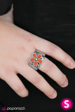 Paparazzi "Flower Patrol" Orange Ring Paparazzi Jewelry