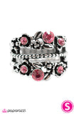 Paparazzi "Flowers In the Attic - Pink" ring Paparazzi Jewelry