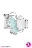 Paparazzi "Fly Away Home" Blue Ring Paparazzi Jewelry