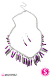 Paparazzi "Fly Girl - Purple" necklace Paparazzi Jewelry