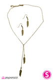 Paparazzi "Flying South For The Winter - Brass" necklace Paparazzi Jewelry