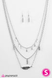 Paparazzi "Fly Time - Silver" necklace Paparazzi Jewelry