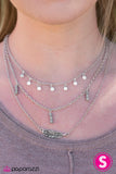 Paparazzi "Fly Time - Silver" necklace Paparazzi Jewelry