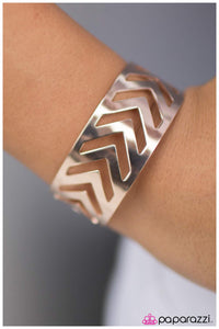 Paparazzi "Follow The Leader - Rose Gold" bracelet Paparazzi Jewelry