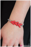 Paparazzi "Follow Through" Red Bracelet Paparazzi Jewelry