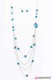 Paparazzi "Fool For Jewels - Blue" necklace Paparazzi Jewelry