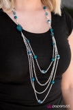 Paparazzi "Fool For Jewels - Blue" necklace Paparazzi Jewelry