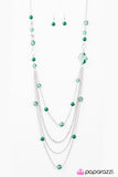 Paparazzi "Fool For Jewels - Green" necklace Paparazzi Jewelry