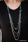 Paparazzi "Fool For Jewels - Green" necklace Paparazzi Jewelry