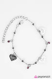 Paparazzi "Foolish Hearts" Purple Bracelet Paparazzi Jewelry